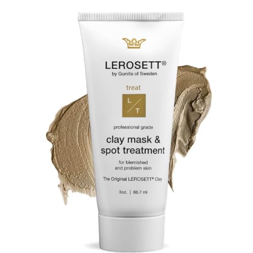 Gunilla Of Sweden LEROSETT Clay Mask & Spot Treatment 3oz Natural Skin Care
