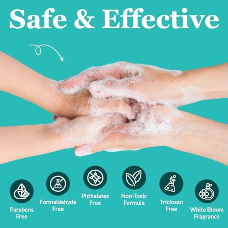 Antibacterial Liquid Gel Hand Soap - pH Balanced - Aloe Vera - White Tea Scent - Rich & Creamy Gently on Skin -Made in USA - Bulk liquid Refill Jug, 128 oz 1 gallon