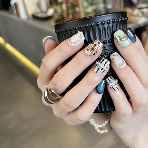 Matcha Muse Cat-Eye Press-On Nails Gift Kit Large - All-in-One Set