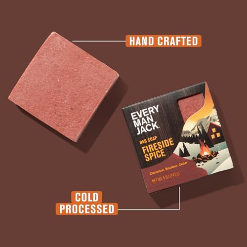 Men's Winter Scent Body Bar Soap Gift Pack - 4 Varieties, 5oz Each