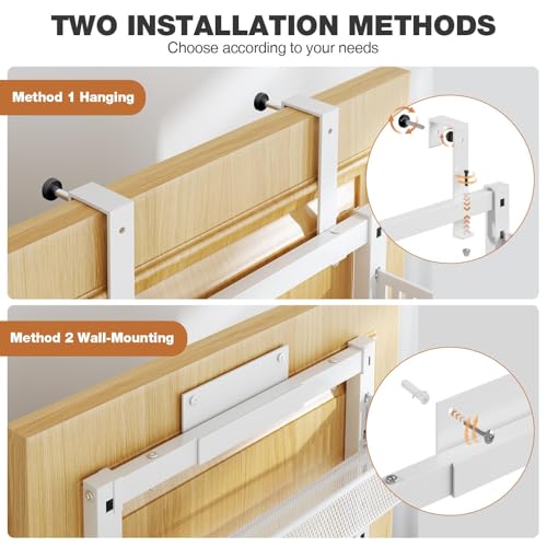 White 8-Tier Heavy-Duty Over the Door & Wall Mount Pantry Organizer