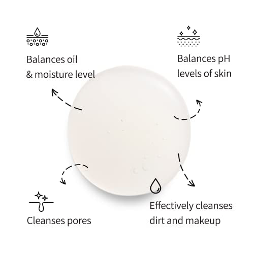 herbloom Green Clear Vegan Cleansing Oil to Foam - Korean Cleanser, pH Balanced Mild Foam Cleanser, Oil Based Cleanser, Sulfate Free, Vegan Skincare - 6.76 fl.oz.