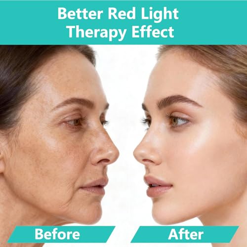 Red Light Therapy Activation Serum-Boost Collagen,Enhance LED Mask&Facial devices Effects by Red Light Therapy For face &neck, Anti-Aging Serum With Copper Tripeptide, Caffeine,Vitamin E, 1.01FLoz