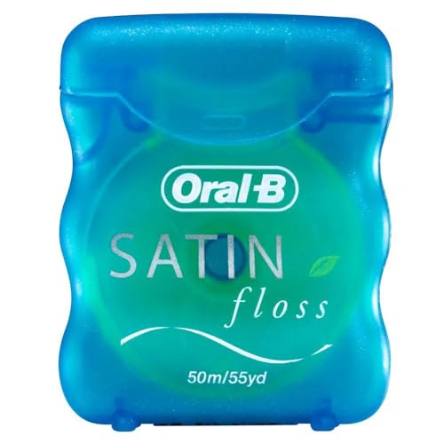 Dental Floss Satin Mint 54 Yards Pack of 6 - Comfortable Flossing & Fresh Breath