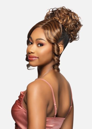 Vivica A. Fox Lace Ponytail Bun with Spiral Curls - Variation FS4/30
