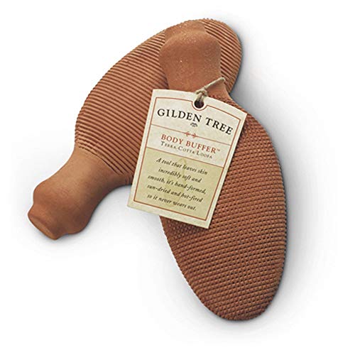 Foot & Body Exfoliation Kit - Terra-Cotta Scrubber & Loofah Bundle