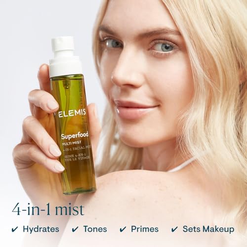ELEMIS Superfood Multi Mist 4-in-1 Facial Hydrating, Toning, Priming & Setting Spray 98ml
