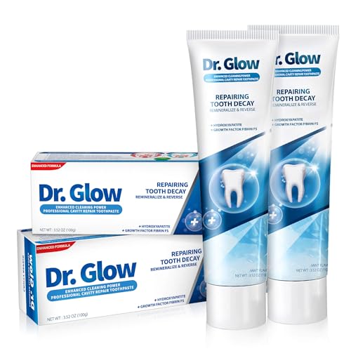 Adult Cavity Repair Toothpaste - Hydroxyapatite Reversing & Enamel Strengthening - Pack of 2 (3.52oz Each)