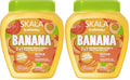 SKALA Banana 2-in-1 Hair Treatment & Leave-In Conditioner Pack of 2 - 35.2 oz Vegan Deep Hydrating Mask for Frizz Control