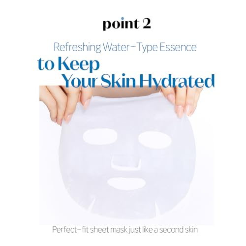 Moisturizing Bamboo Sheet Mask for Sensitive Skin - 5 Pack
