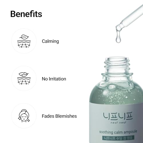 Soothing Calming Ampoule with Niacinamide Hyaluronic Acid CICA for Sensitive Skin