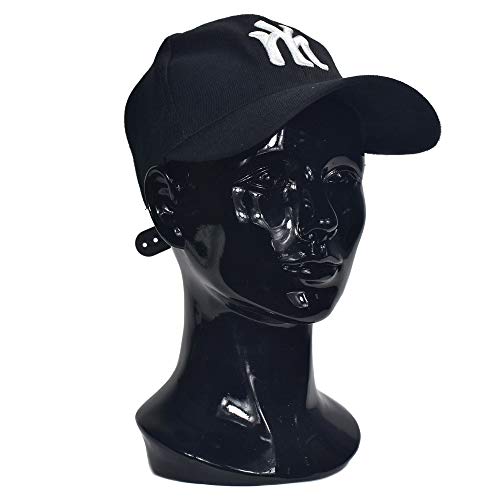 White Female Mannequin Head for Wigs Hats Jewelry Display with Black Variation