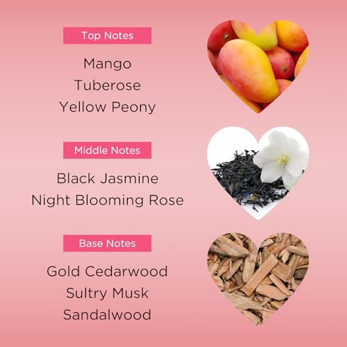 Women's Fruity Floral Perfume 3.4 oz EDP Spray with Jasmine Rose Cedarwood
