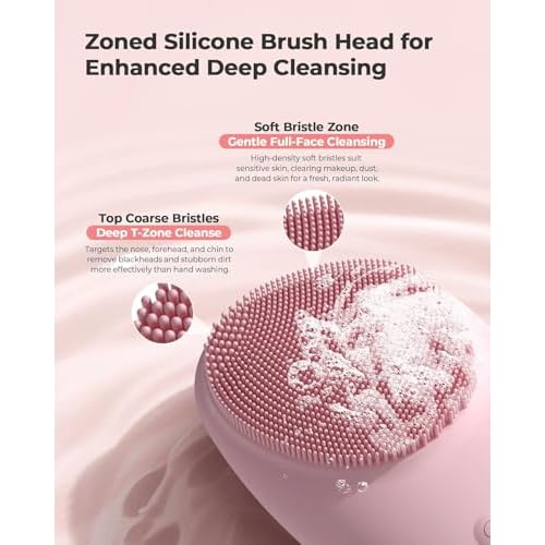 Blackhead Remover Tools - 2 in 1 Electric Face Scrubber Skin Spatula + Electric Silicone Facial Cleansing Brush,Pore Extractor Face Spatula Deep Cleansing for Facial Skincare(2026 Women Gift,7 Modes)