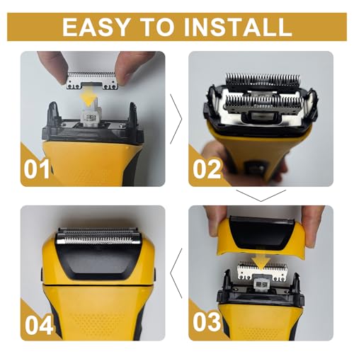 Yellow 7045-1 PCS Shaver Replacement Foil Head for Wahl 7061 Series - Hypo-Allergenic