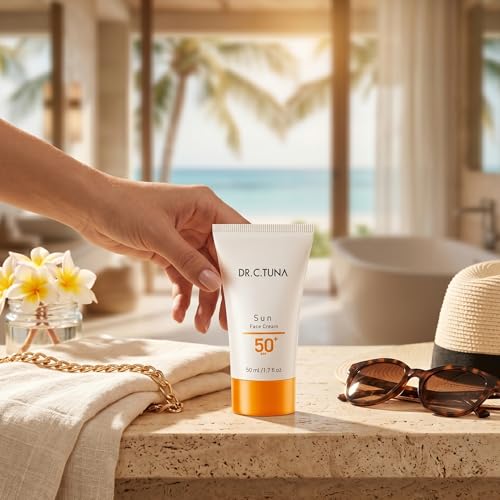 Farmasi Dr. C. Tuna SPF 50 Face Sunscreen, UVA UVB Protection, 1.7 fl oz
