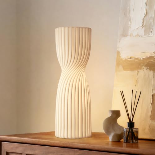 Thetis Handcrafted Ceramic Table Lamp - Modern Decorative Bedside & Living Room Light