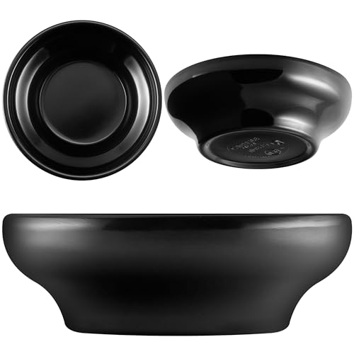 Melamine Salsa Dish 5 oz, Black, Dishwasher Safe, Case of 48
