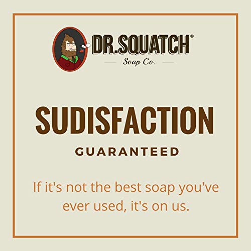 Dr. Squatch Cold Brew Cleanse Coffee Soap Bar ? Blend of Shea Butter, Salt, Kaoilin Clay, and Some Top Notch Coffee Beans ? Organic Handmade in USA