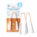 Copper Tongue Scraper 2 Pack - Adults & Kids Oral Hygiene Tool - Solid Copper - Variation of THIS listing 1 Count Pack of 2