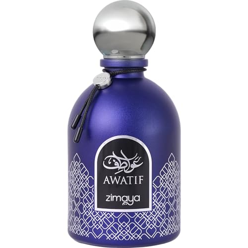 Men's Eau de Parfum - Zimaya Awatif Pour Homme 3.4 Fl Oz - Fresh Citrus & Floral Scent