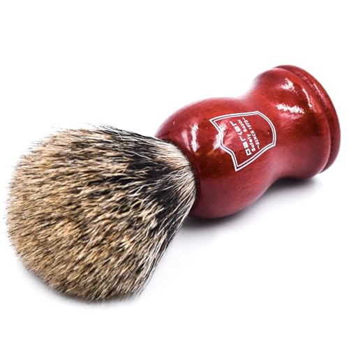 Long Loft 3-Band Pure Badger Shaving Brush with Rosewood Handle