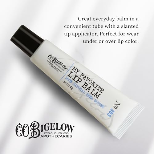 C.O. Bigelow Hydrating Lip Balm Tubes - Pack of 3, Unscented & Natural