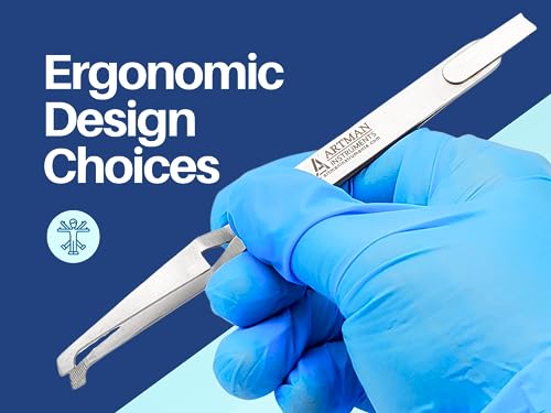 Orthodontic Bracket Placer & Holder Tweezers - Stainless Steel, 10 Pack Variation
