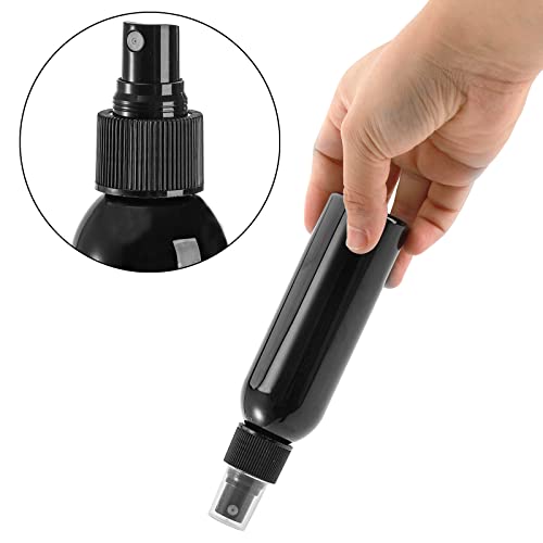 30 Pack 4oz Black Spray Bottles - Refillable Fine Mist Containers for Perfume, Cleaning, Essential Oils, Travel