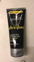 Got2B Ultra Glued Hair Gel 6oz - Strong Hold, Non-Sticky, 3 Pack