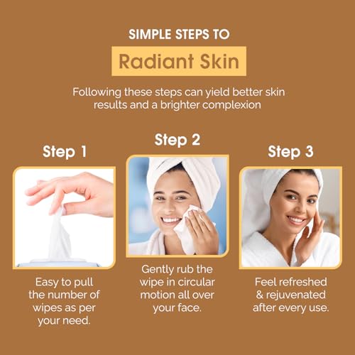 Vitamin C & Vitamin E Face Wipes ? Dermatologist Tested, Anti-Aging, Korean Skin Care ? Removes Makeup, Hydrates, Softens The Look Of Fine Lines ? Vegan, Clean Beauty ? 240 Count