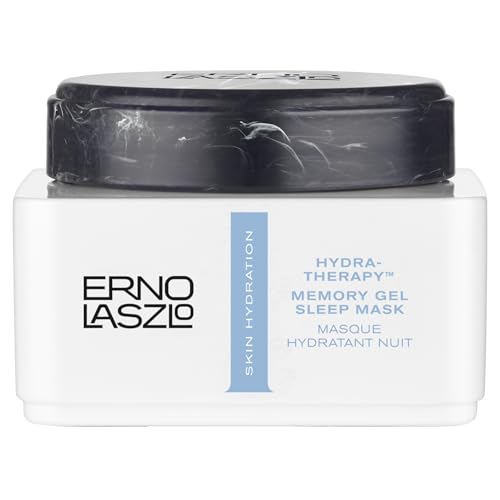 Erno Laszlo Hydra-Therapy Memory Gel Sleep Mask, Overnight Hydration, Leave-on Face Mask with Antioxidants and Vitamin E for Smooth and Elastic Skin During Sleep, 1.35 Fl Oz