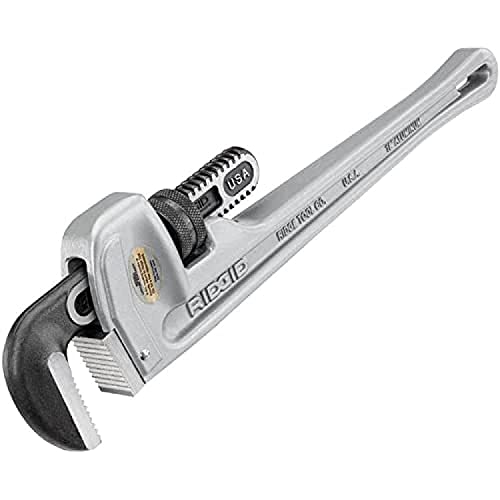 18-Inch Aluminum Pipe Wrench - Lightweight Heavy-Duty Plumbing Tool