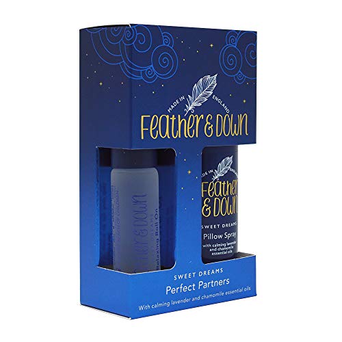 Lavender and Chamomile Pillow Spray & Roll-On Gift Set - Calming, Vegan, Cruelty-Free