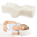 Ergonomic Cervical Pillow for Neck Pain Relief - White, Average, Firm Support