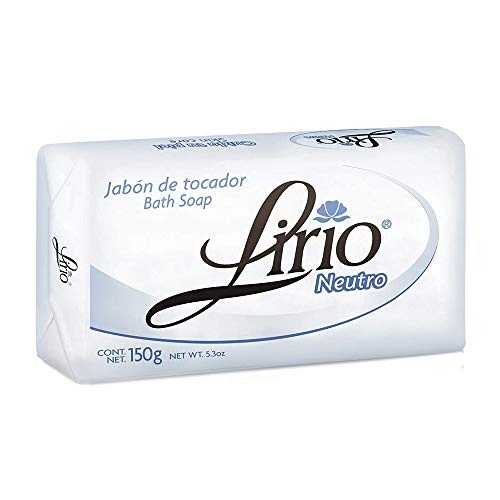 Lirio Neutro Bar Soap. Neutral Base, Anti-Acne and Eczema Treatment Soap. Mild Scent, No Harsh Chemicals. 5.3 Oz. Pack of 6