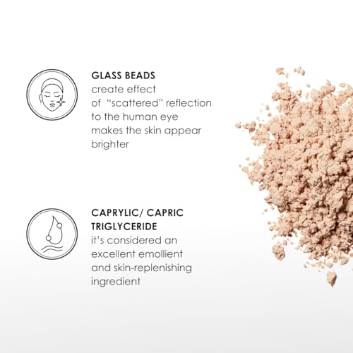 Rodial Glass Powder 0.63 oz - Skin-Perfecting Loose Setting Powder for a Soft-Focus Glow, Blurring & Shine-Control for a Smooth, Luminous Glass Skin Look