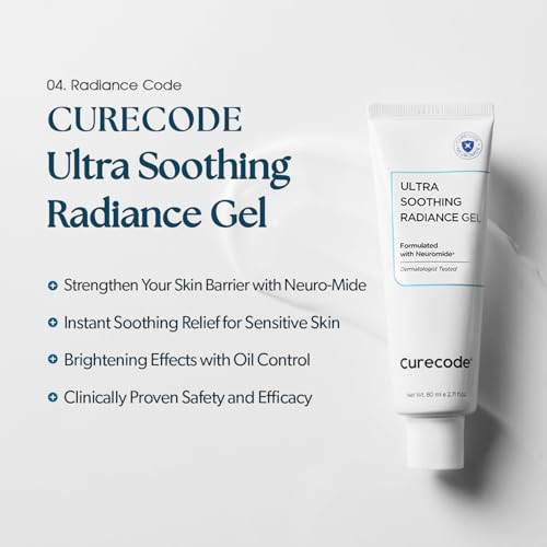 CURECODE Ultra Soothing Radiance Gel Moisturizer for Sensitive & Oily Skin