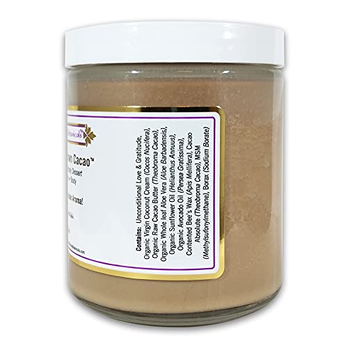 Organic Chocolate Scented Body Butter for Deep Hydration - 8 oz