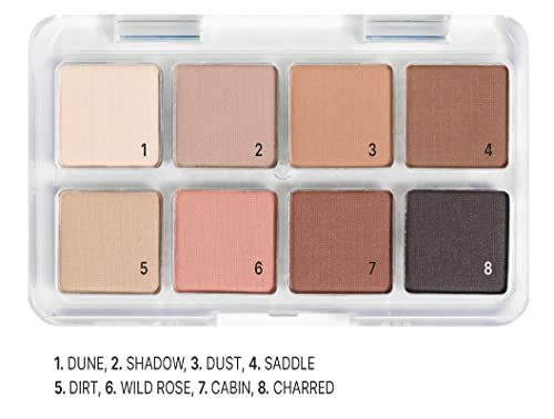 Neutral Eyeshadow Palette – 8 Nude Matte Shades, Mini Size, Vegan Makeup