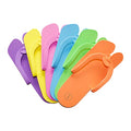60 Pairs Disposable Anti-Slip EVA Slippers for Spa & Nail Salon - Bulk Multi-Color Pack