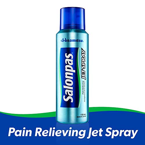 Salonpas Pain Relieving Jet Spray 4 Oz Pack of 3 - Fast Muscle & Joint Relief