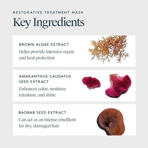 Virtue Restorative Hair Mask for Damaged Hair with Keratin & Baobab Oil - 1.7 Fl Oz
