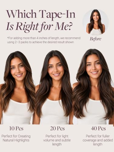 24 Inch Human Hair Tape-In Extensions 20pcs Platinum Blonde #60A - Remy Hair
