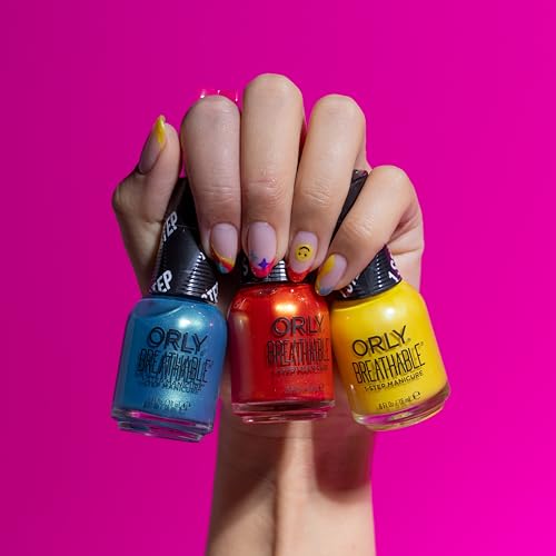 Orly Melting Point Nail Polish Collection | GoldenOrange Shimmer | Long-Wearing, Full Coverage Formula with Gripper Cap | Vegan & Cruelty-Free (Erupt To No Good)
