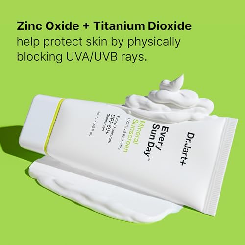 Mineral Sunscreen SPF 50+ with Zinc Oxide for Face Travel Size 1.69 Fl Oz