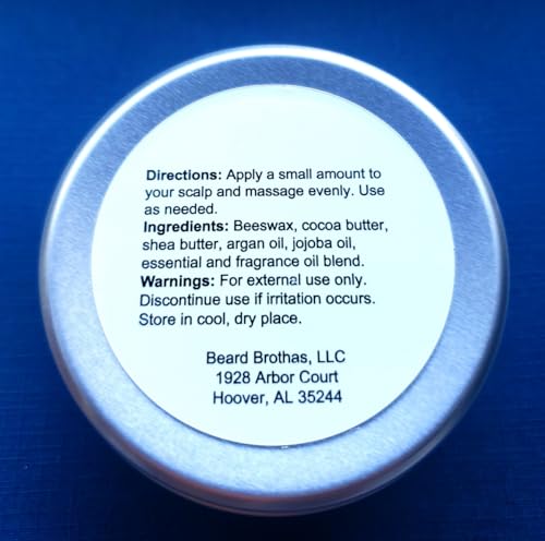 Beard Brothas Bald Head Moisturizer Balm - Board Room Scent, 2 oz