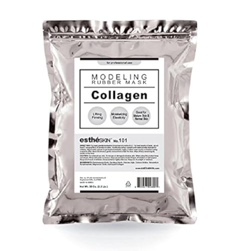 EstheSKIN No.101 Collagen Peel-Off Rubber Mask 35oz – Hydrating & Firming Skin Care