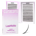 Curacoro LashFolio Wet Promade 5D Fans - CC Curl, 8-13mm, 0.07 Thickness