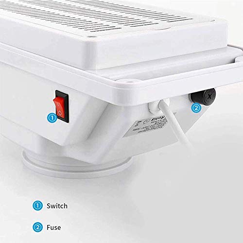 KISSHAKE Nail Dust Collector Vacuum Fan for Manicure & Pedicure